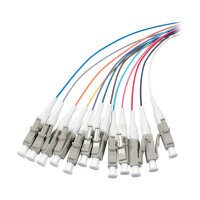 EFB Faserpigtail LC OM3 farbiges Set 2m - 12 Stck