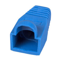 EFB Knickschutztlle RJ45 blau, mit Rastnasenschutz, VPE 100