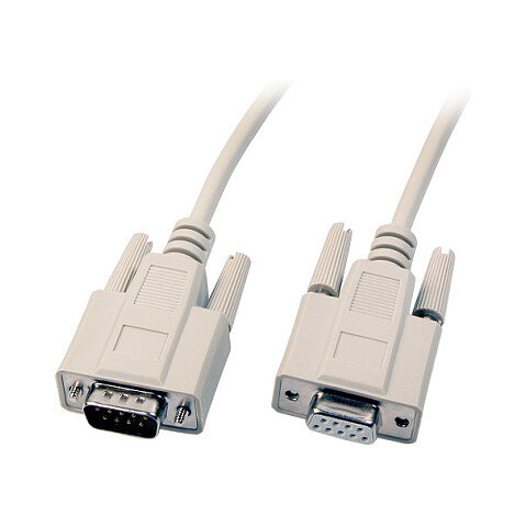 EFB Datenkabel seriell 1:1, 2x DSub 9, St.-Bu., 3,0m, beige
