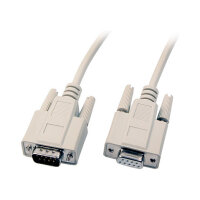 EFB Datenkabel seriell 1:1, 2x DSub 9, St.-Bu., 3,0m, beige