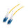 EFB Duplex Patchkabel Push/Pull LC-LC OS2 G657A1 3m LSZH 3mm gelb