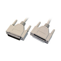 EFB Datenkabel seriell 1:1, 2x DSub 25, St.-Bu., 5,0m, beige