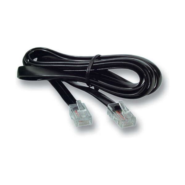 EFB Modularkabel RJ12 (6/6) - RJ45 (8/8), schwarz, 3 m