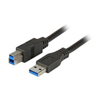 EFB USB3.0 Anschlusskabel A-B, St.-St., 5,0m, schwarz,...