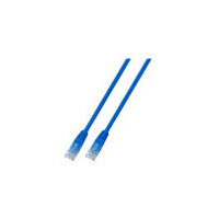 EFB RJ45 Patchkabel Cat.5e U/UTP PVC CCA blau 3m