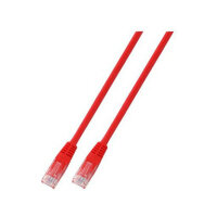 EFB RJ45 Patchkabel Cat.5e U/UTP PVC CCA rot 7,5m