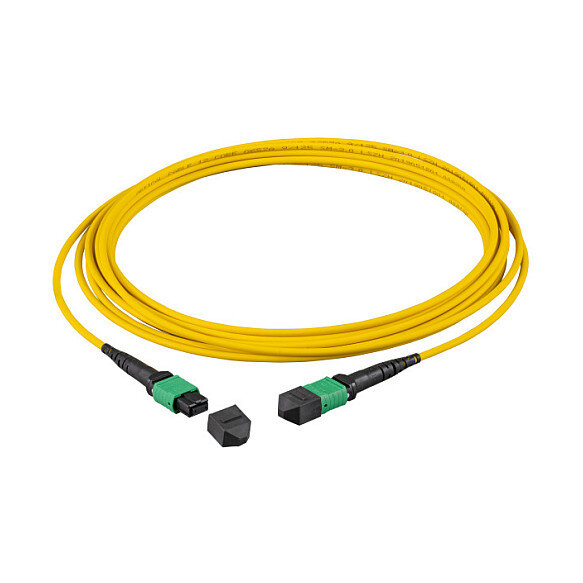 EFB MTP/APC(F)-MTP/APC(F) Patchkabel OS2 12 Fasern Typ A LSZH gelb 1m