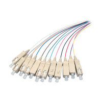 EFB Faserpigtail SC OM2 farbiges Set 2m - 12 Stck
