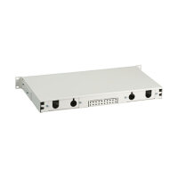 EFB Spleibox ausziehbar 1HE ohne Frontblende, unbestckt, grau