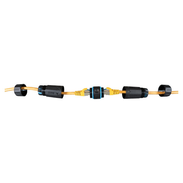 EFB RJ45 Cat.6 IP68 Durchfhrungskupplung,Buchse/Buchse Verb