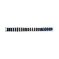 EFB Bestckte Frontblende mit 24 x SC Duplex Kupplung OM4 vertikal, grau