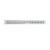 EFB Bestckte Frontblende mit 24 x LC Duplex Kupplung OM3, grau