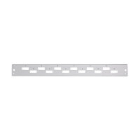 EFB Frontblende 6 x SC Duplex/LC Quad horizontal grau