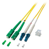 EFB Duplex Patchkabel LC-SC/APC OS2 G652D 0,5m LSZH 2mm gelb