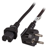 EFB Warmgerteleitung CEE 7/7 90 auf C15, schwarz, 3 m, 3...