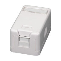 EFB Keystone Verteilerbox Aufputz, 1-Port, Staubschutz...