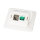 EFB Multifunktions-Rahmenset mit 1-und 2-Port Adapter Keystone Format(HDMI,USB,