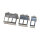 EFB Keystone Modulhalter fr Hutschiene, Edelstahl, fr 1x Keystone