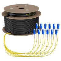 EFB Trunkkabel U-DQ(ZN)BH OS2 12E (1x12) SC-SC 60m Dca LSZH G657A1