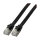 EFB RJ45 Flachpatchkabel Cat.6A U/FTP PVC schwarz 1m
