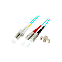 EFB Duplex Patchkabel LC-SC OM3 3m LSZH 2mm aqua