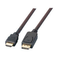 EFB DisplayPort/HDMI Kabel 4K60Hz,A-A St-St, 2m, schwarz
