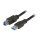 EFB USB3.0 Anschlusskabel A-B, St.-St., 1,0m, schwarz, Premium
