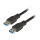 EFB USB3.0 Anschlusskabel A-A, St.-St., 5,0m, schwarz, Premium
