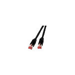 EFB RJ45 Patchkabel Cat.6A S/FTP LSZH Draka UC900 TM21 schwarz 3m