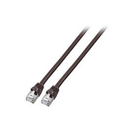 EFB RJ45 Patchkabel S/FTP, Cat.6, PVC, kurze Tlle, UL, 15m, schwarz