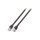 EFB RJ45 Patchkabel S/FTP, Cat.6, PVC, kurze Tlle, UL, 1m, schwarz