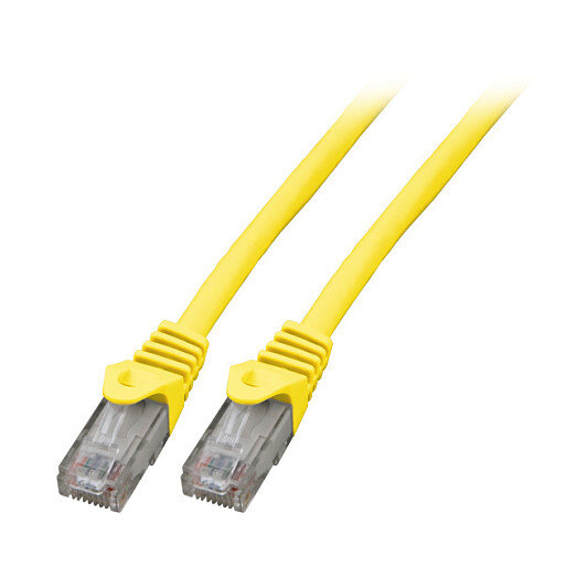 EFB RJ45 Patchkabel Cat.6 U/UTP LSZH CCA gelb 20m