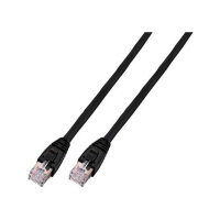 EFB RJ45 Patchkabel Cat.6 U/UTP LSZH CCA schwarz 5m