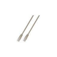 EFB RJ45 Patchkabel Cat.5e U/UTP PVC CCA grau 3m