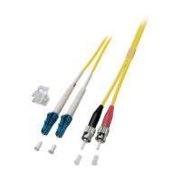 EFB Duplex Patchkabel LC-ST OS2 G652D 1m LSZH 2mm gelb