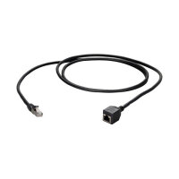EFB RJ45 Patchkabelverl. Cat.6A S/FTP LSZH AWG26 schwarz 3m