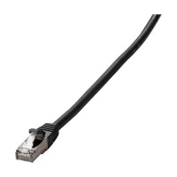 EFB RJ45 Patchkabelverl. Cat.6A S/FTP LSZH AWG26 schwarz 3m