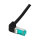 EFB RJ45 Patchkabel Cat.6A S/FTP LSZH 1x90 schwarz 0,5m