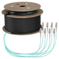 EFB Trunkkabel U-DQ(ZN)BH OM3 8G (1x8) LC-LC 60m Dca LSZH