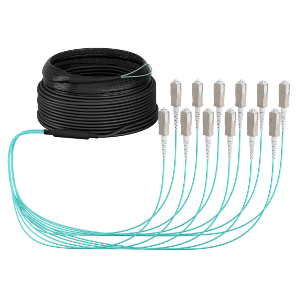 EFB Trunkkabel U-DQ(ZN)BH OM3 12G (1x12) SC-SC 40m Dca LSZH