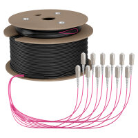 EFB Trunkkabel U-DQ(ZN)BH OM4 12G (1x12) SC-SC 80m Dca LSZH