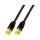 EFB RJ45 Patchkabel Cat.6A S/FTP PUR Cat.7 Rohkabel TM31 schwarz 15m