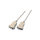 EFB Serielles Null-Modemkabel, 2x DSub 9, Bu.-Bu., 2,0m, beige