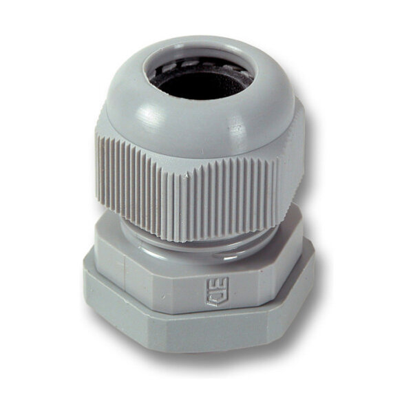 EFB Kabelverschraubung PG-16 PA6, inkl. Gegenmutter grau RAL7035