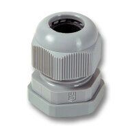 EFB Kabelverschraubung PG-16 PA6, inkl. Gegenmutter grau RAL7035