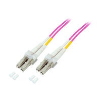 EFB Duplex Patchkabel LC-LC OM4 15m LSZH 2mm erikaviolett