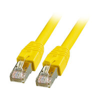 EFB RJ45 Patchkabel Cat.8.1 S/FTP LSZH BC gelb 1m