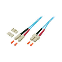 EFB Duplex Patchkabel SC-SC OM3 0,5m LSZH 3mm aqua