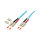 EFB Duplex Patchkabel SC-SC OM3 7,5m LSZH 3mm aqua