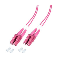 EFB Duplex Patchkabel LC-LC OM4 0,5m LSZH 1,2mm erikaviolett